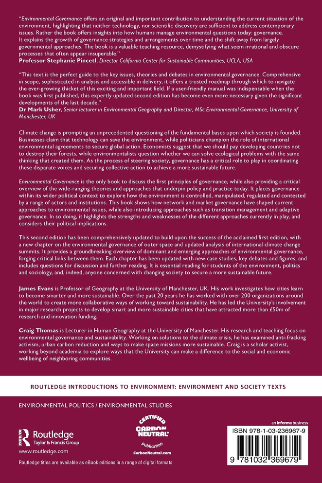 Environmental Governance
