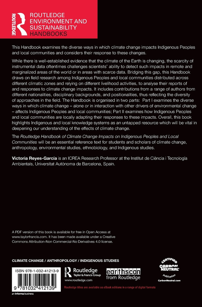 Routledge Handbook of Climate Change Impacts on Indigenous Peoples and Local Communities