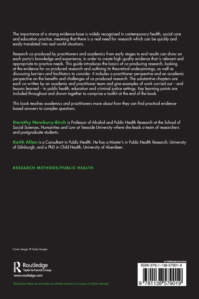 Co-creating and Co-producing Research Evidence