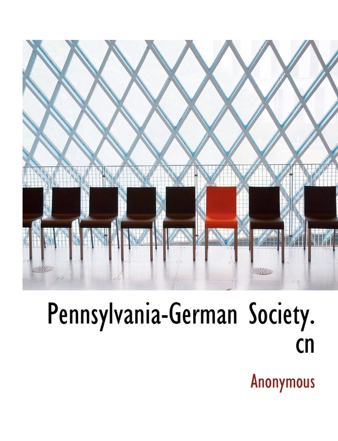 Pennsylvania-German Society. cn