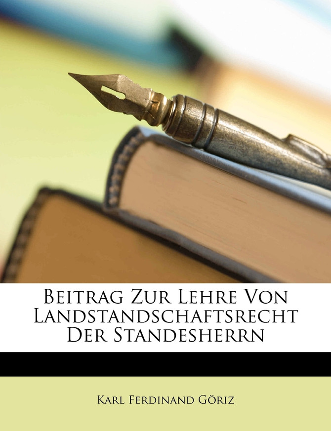Beitrag zur Lehre von Landstandschaftsrecht der Standesherrn