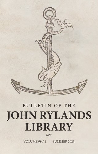 Bulletin of the John Rylands Library 99/1