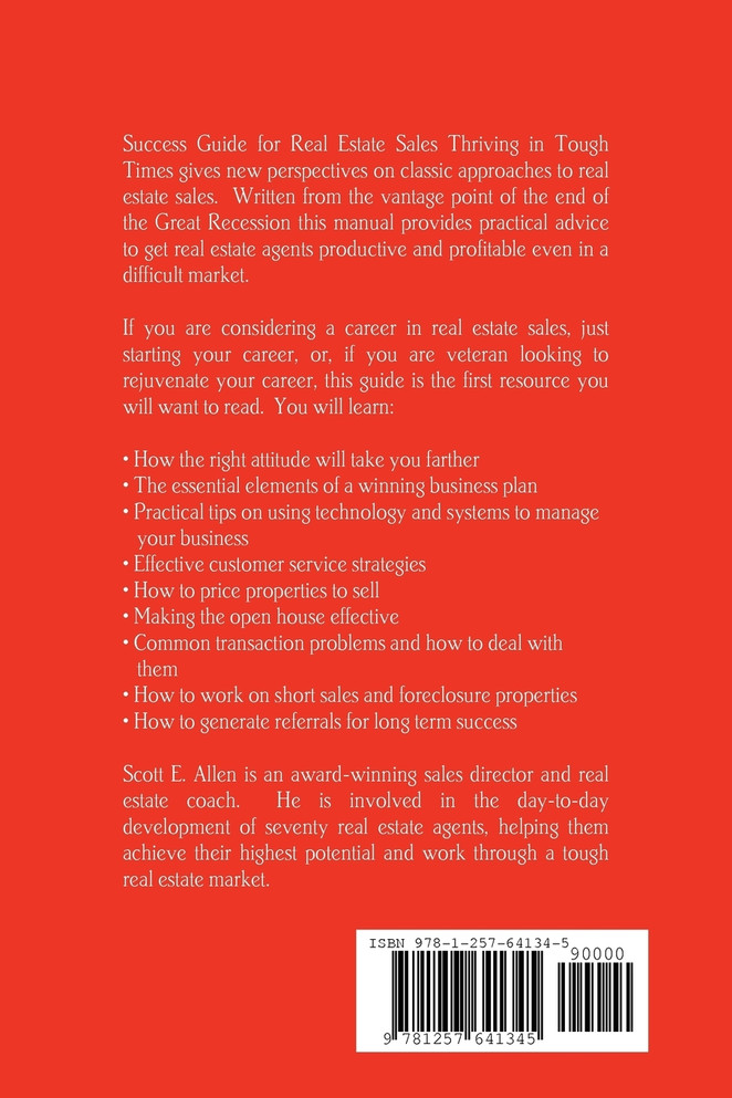 Success Guide for Real Estate Sales Thriving in Tough Times