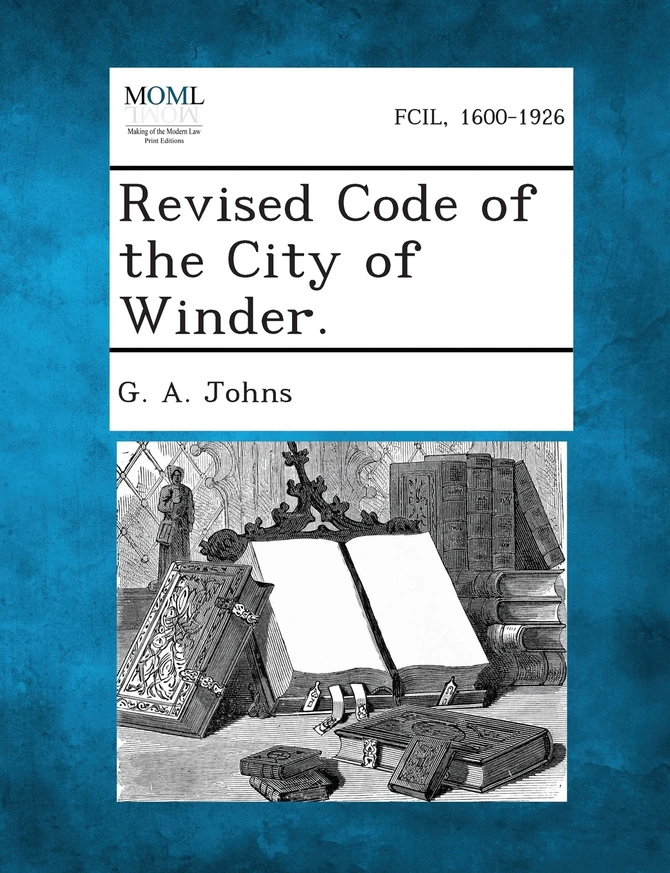 Revised Code of the City of Winder.
