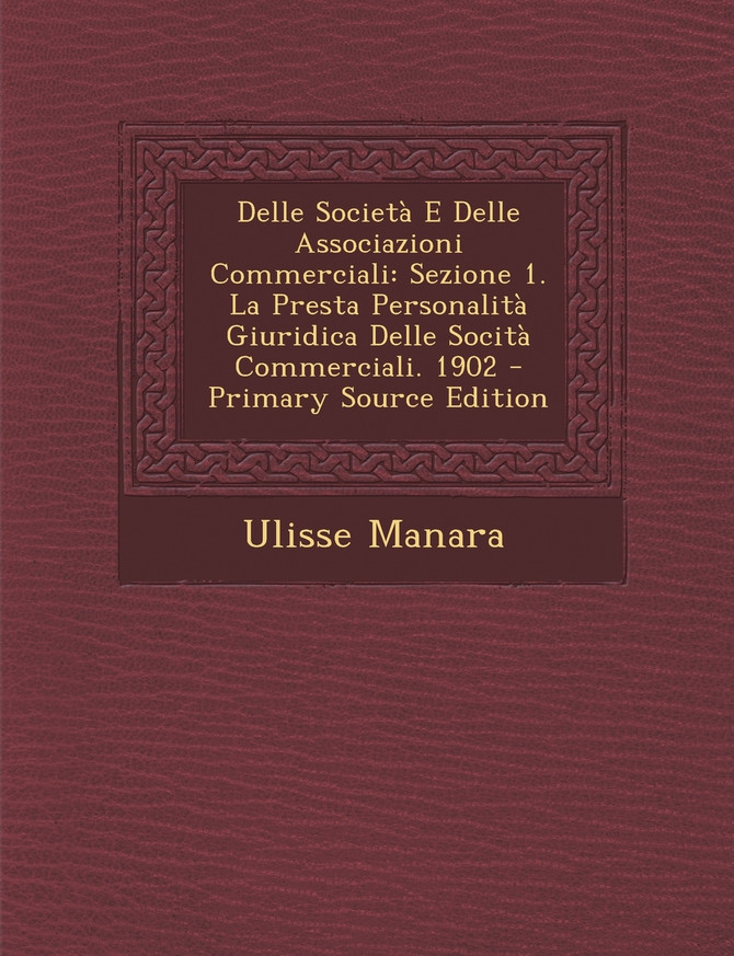 Delle Società E Delle Associazioni Commerciali