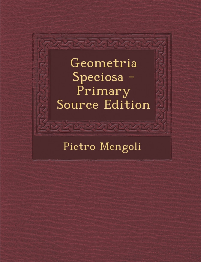 Geometria Speciosa