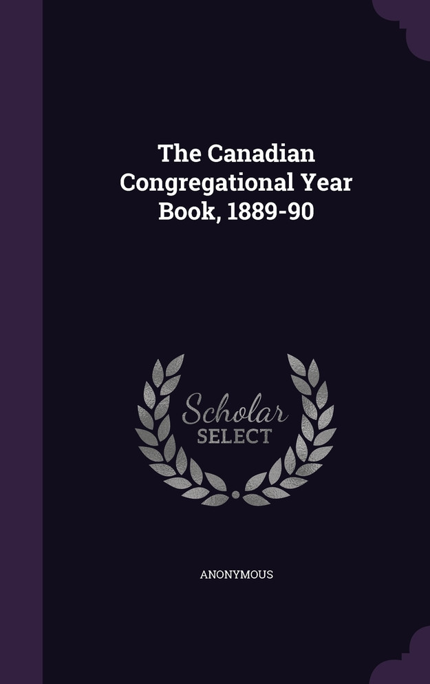The Canadian Congregational Year Book, 1889-90