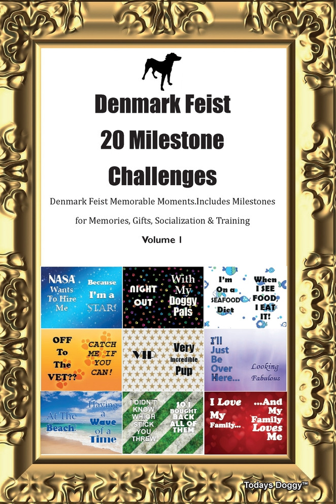Denmark Feist 20 Milestone Challenges Denmark Feist Memorable Moments. Includes Milestones for Memories, Gifts, Socialization &  Training Volume 1