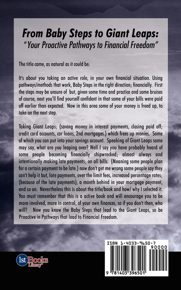 From Baby Steps to Giant Leaps