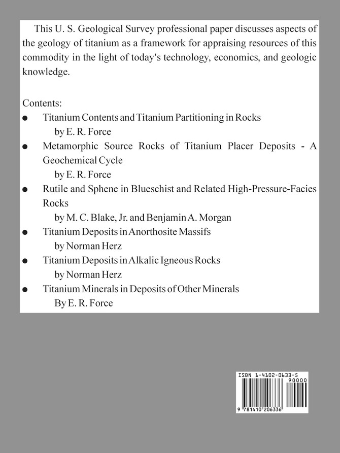 Geology and Resources of Titanium