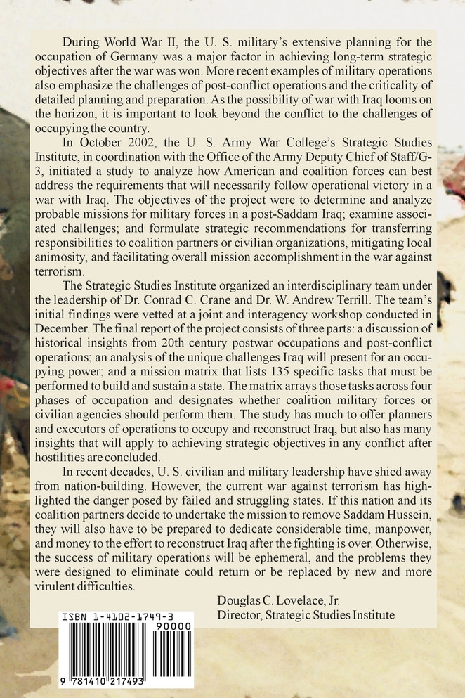 Reconstructing Iraq