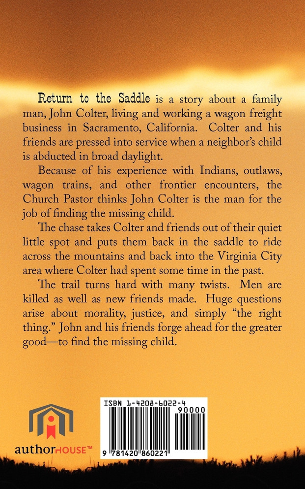 Return to the Saddle