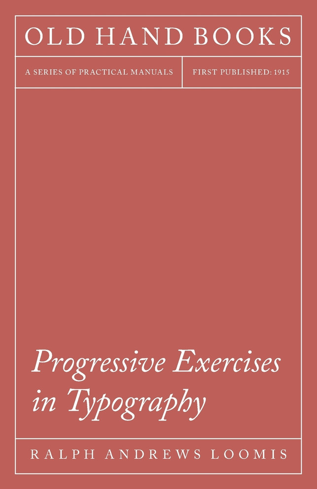 Progressive Exercises in Typography