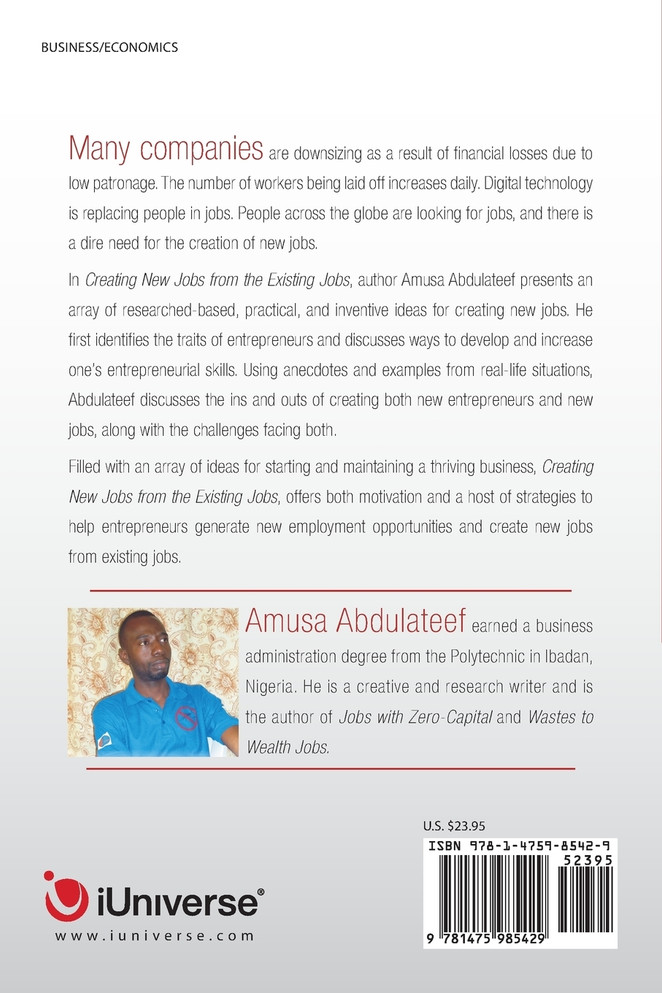 Creating New Jobs from the Existing Jobs