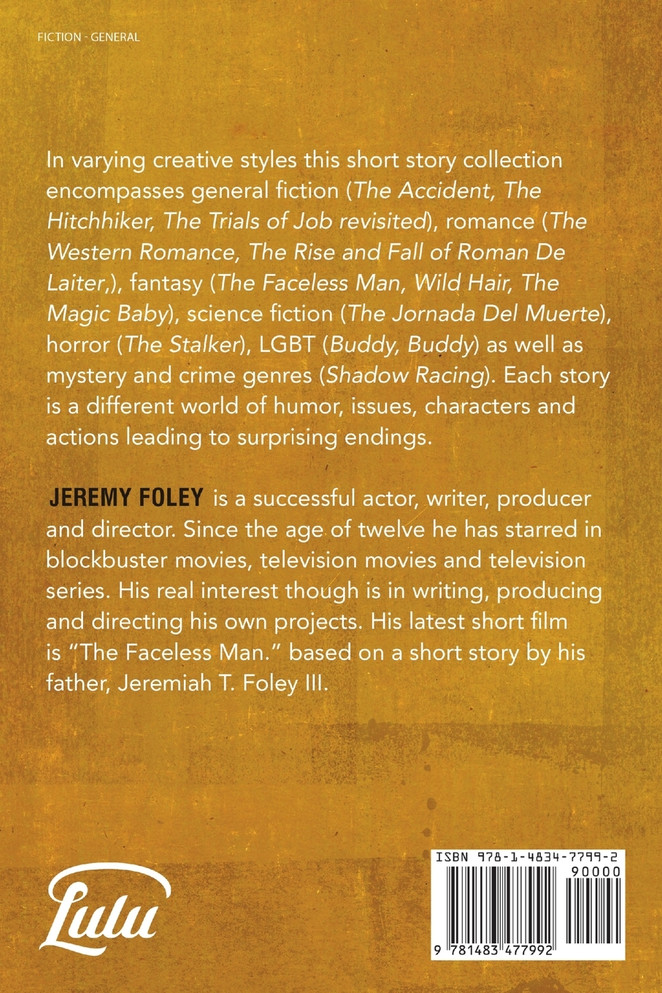 The Faceless Man and other short stories