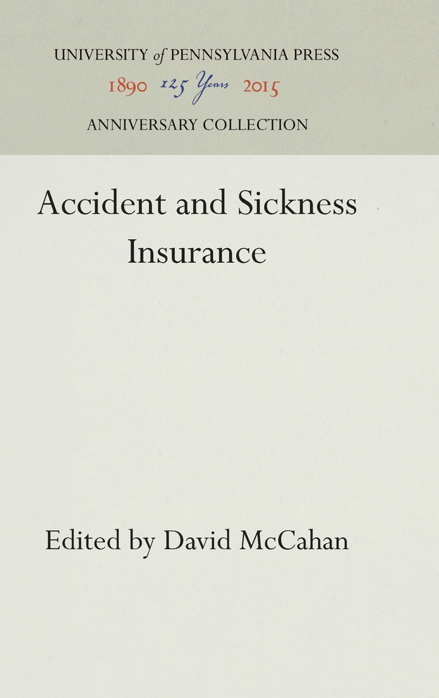 Accident and Sickness Insurance