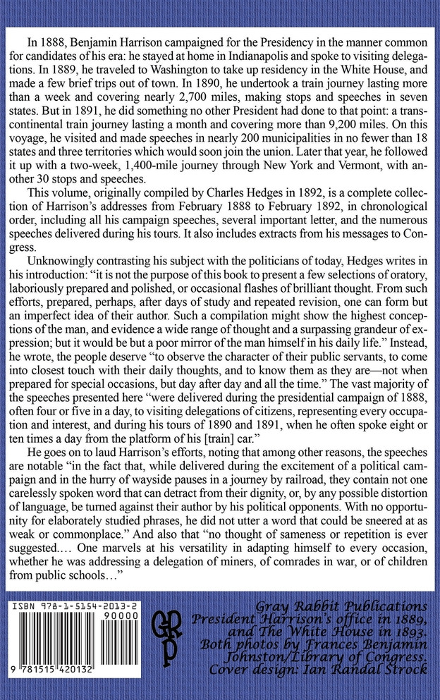 Speeches of Benjamin Harrison