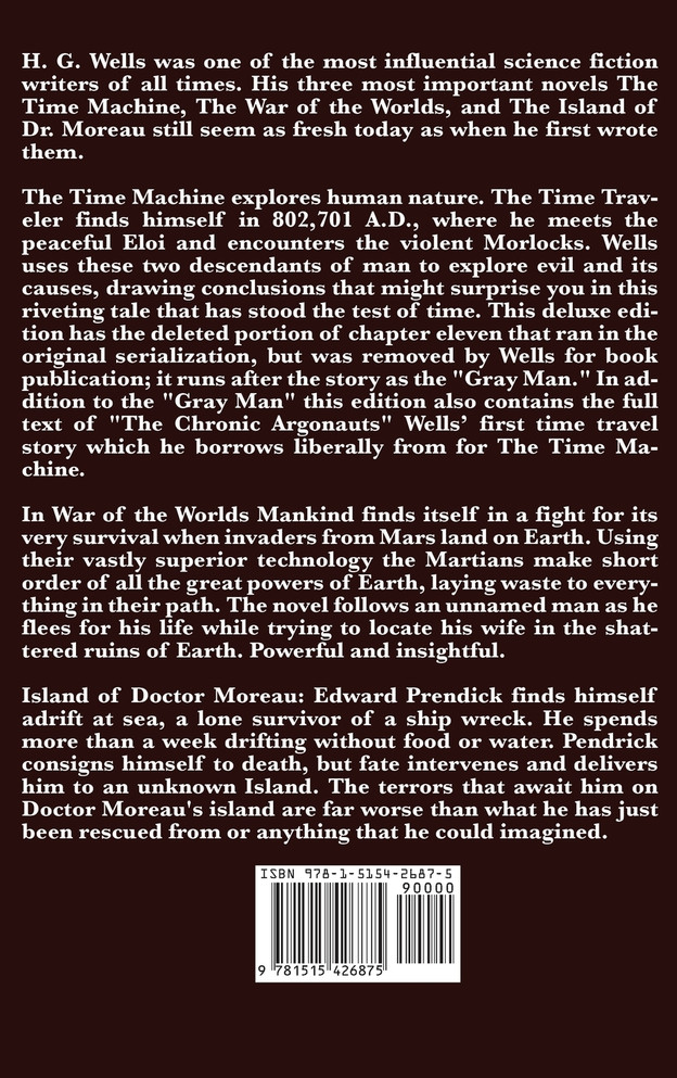 The H.G. Wells Trilogy