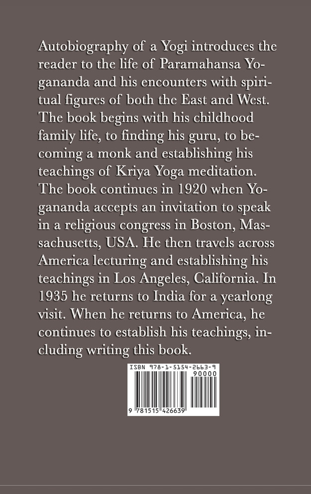 Autobiography of a Yogi