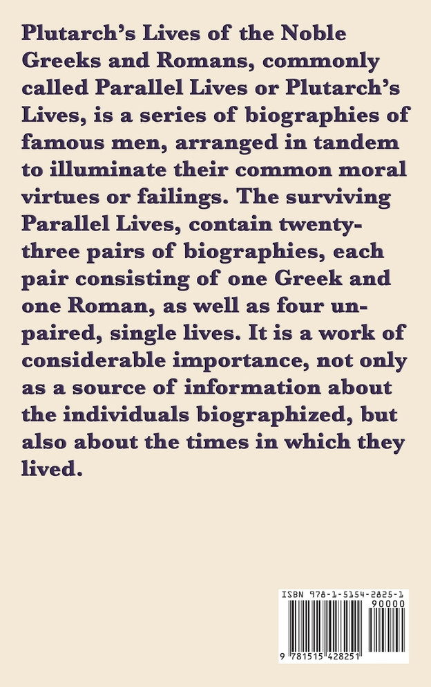 Lives of the Noble Grecians and Romans Vol. 3