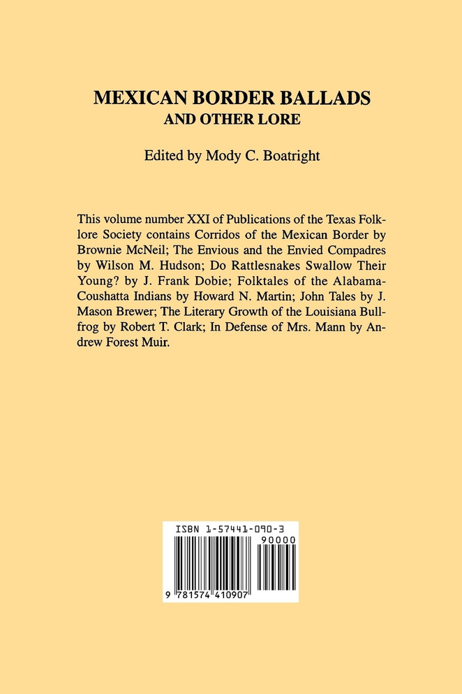 Mexican Border Ballads