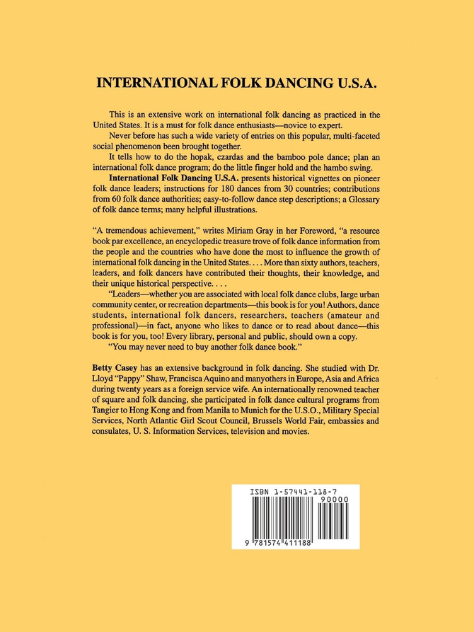 International Folk Dancing U.S.A.