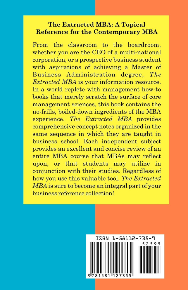 The Extracted MBA