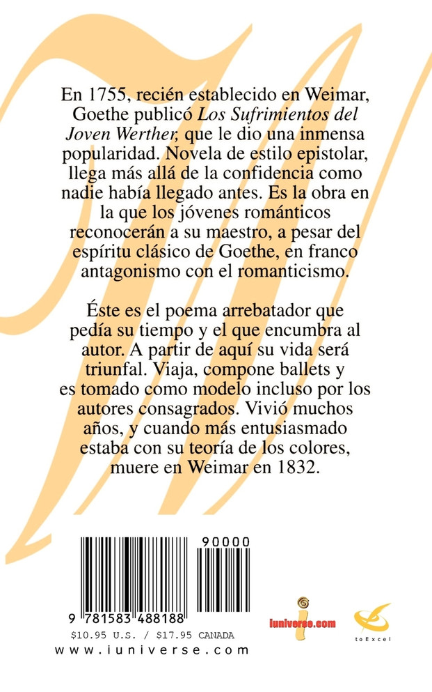 Los Sufrimientos del Joven Werther Los Sufrimientos del Joven Werther