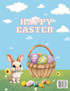 Happy Easter Coloring Book For Kids