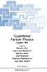 Quantitative Particle Physics