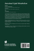 Intestinal Lipid Metabolism