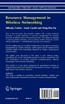 Resource Management in Wireless Networking