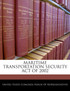 Maritime Transportation Security Act Of 2002