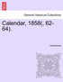 Calendar, 1858(, 62-64).