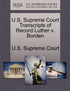 U.S. Supreme Court Transcripts of Record Luther v. Borden