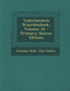 Vaderlandsch Woordenboek, Volume 16 - Primary Source Edition