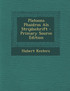 Platoons Phaidros Als Strijdschrift