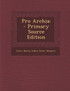 Pro Archia; - Primary Source Edition