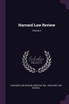 Harvard Law Review; Volume 6