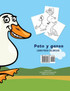 Pato y ganso libro para colorear