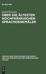 Über die ältesten hochfränkischen Sprachdenkmäler