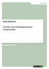 Verbale Entwicklungsdyspraxie. Symptomatik