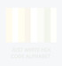 JUST WHITE HEX CODE ALPHABET