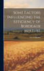 Some Factors Influencing the Efficiency of Bordeaux Mixture