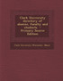 Clark University directory of alumni, faculty and students