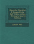 Ricerche Storiche E Geografiche Sull' Italia Antica