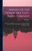 Annals of the Honorable East-India Company