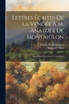 Lettres Écrites De La Vendée À M. Anatole De Montaiglon