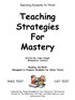 Teaching Strategies for Mastery