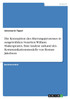 Die Konzeption des Alterungsprozesses in ausgewählten Sonetten William Shakespeares. Eine Analyse anhand des Kommunikationsmodells von Roman Jakobson